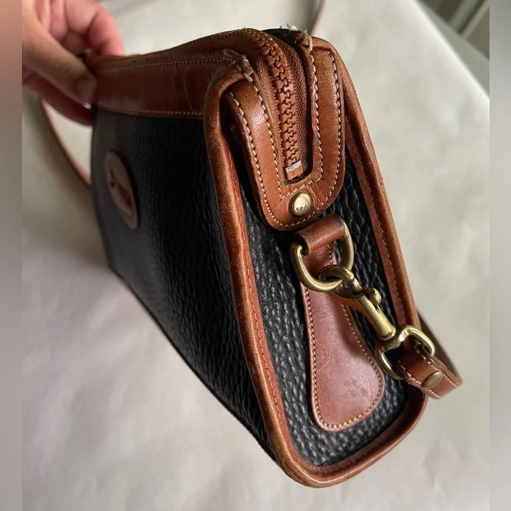Dooney & Bourke Vintage Black Crossbody - Picture 5 of 8